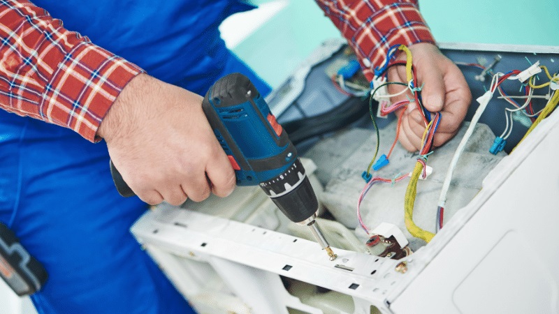 Gaziemir Protherm Protherm çamaşır makinesi kart tamiri – Su almama arızası orijinal parça ile giderildi. - Teknik servis örneği