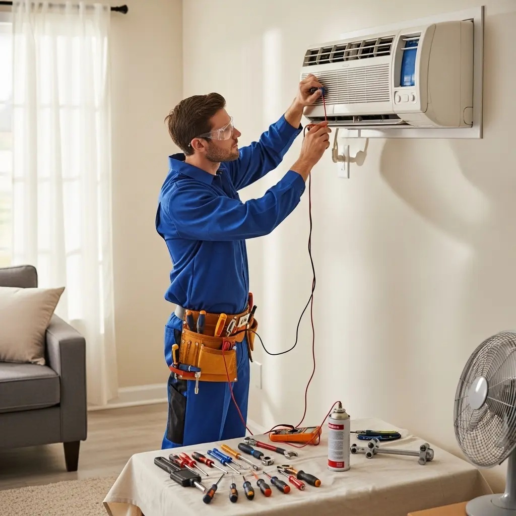 Gaziemir Protherm Protherm klima gaz dolumu ve bakım – Enerji verimliliği artırıldı. - Teknik servis örneği